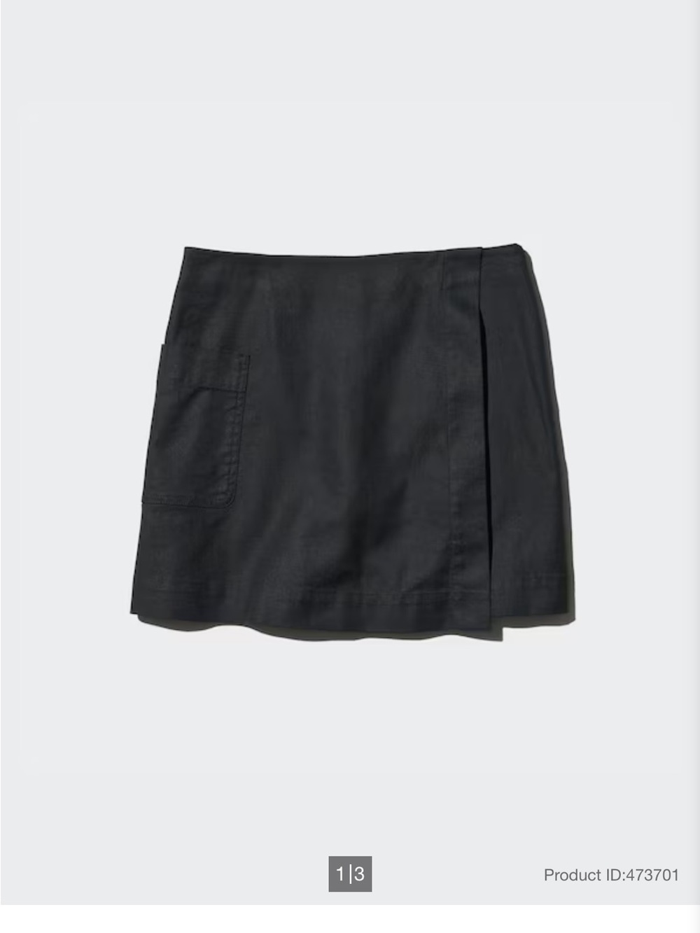 Uniqlo Linen Blend Skort (BROWN)